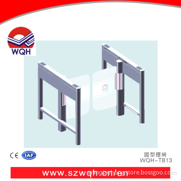 Tempered Glass Barrier Swing Barrier Turnstile Withce